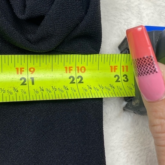 89th and Madison black and gold long sleeve three quarter blouse size XL - Picture 10 of 15